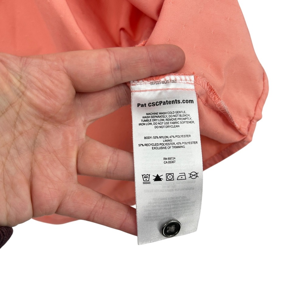 Columbia Omni Shade Sun Protection Shirt Womens L Coral Hiking Fishing Gorpcore - Picture 4 of 10